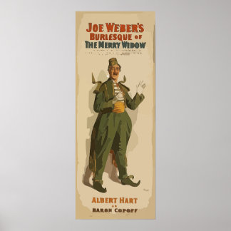 Draag en stijl amusement posters uit het verleden