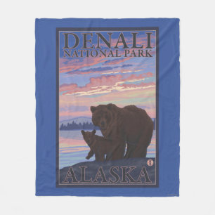 Draag en werp - Denali Nationaal Park, Alaska Fleece Deken