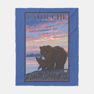 Draag en werp - Latouche, Alaska Fleece Deken