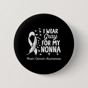 Draag Grijs Voor Nonna-shirts Hersenkanker Bewustz Ronde Button 5,7 Cm