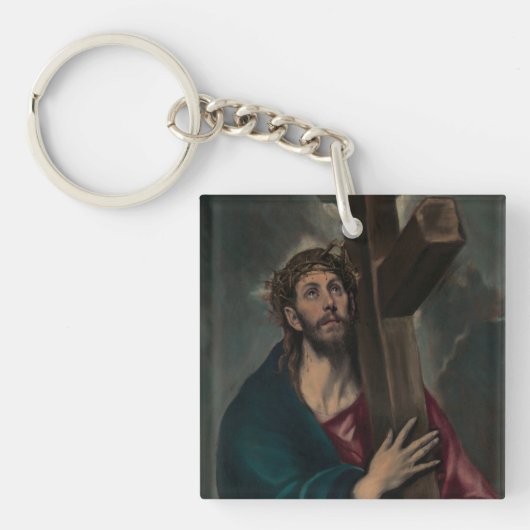 Draag het Kruis Sleutelhanger (Voorkant)