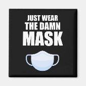 Draag het masker magneet (Voorkant)