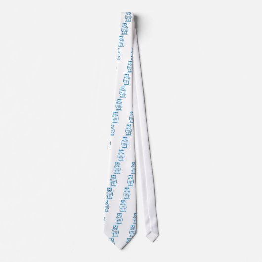 Draag het met me (Blauw) Stropdas (Voorkant)