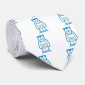Draag het met me (Blauw) Stropdas (Opgerold)
