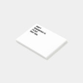 Draag het niet op. post-it® notes (Schuin)