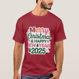 Draag het nieuwe jaar 2025 Mannen T-shirt