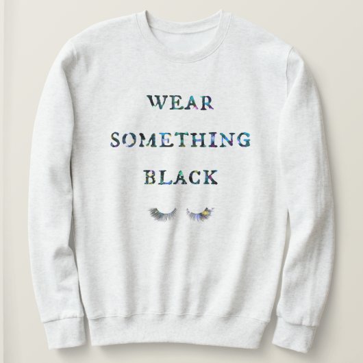 Draag iets zwart trui (Design voorkant)