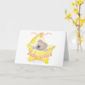 Draag in de Zuster Tshirs van het Baby van de Ster Kaart (Gele Bloem)