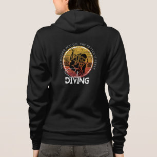 Draag je extreme hobby, Scuba Diving Hoodie