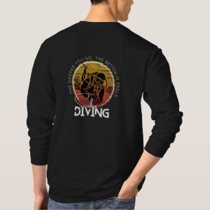 Draag je extreme hobby, Scuba Diving T-shirt