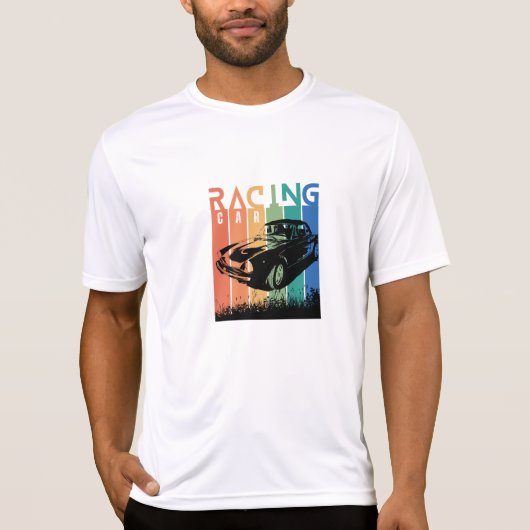 Draag je sport, auto Racing T-shirt (Voorkant)