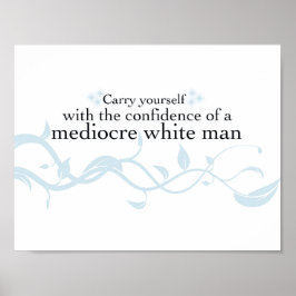 Draag jezelf met het vertrouwen... poster