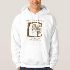 Draag Jouw Wereld – Gouden Design Hoodie