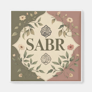 Draag kracht met je mee - deze Geduld stickers Magneet