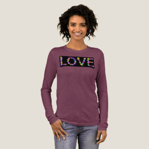 Draag Liefde Dagelijks Moedige Inspirerende Verb Tri-Blend Shirt