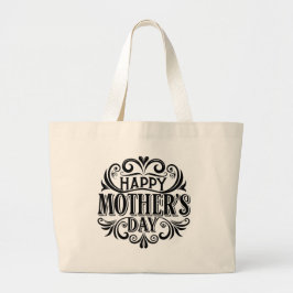 Draag liefde met mama grote tote bag