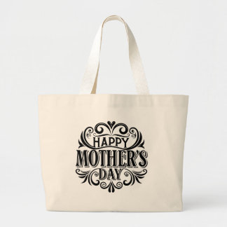Draag liefde met mama grote tote bag