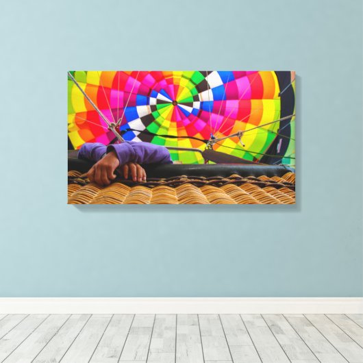 Draag me weg! canvas afdruk (Insitu (Houten vloer))