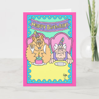 DRAAG MET de Kaart van de Verjaardag van de CAKE