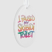 Draag mezelf roze ornament (voorkant)