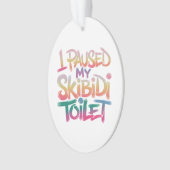 Draag mezelf roze ornament (voorkant)