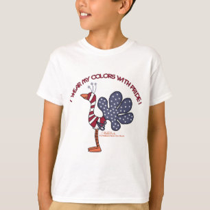 Draag mijn kleuren met trots t-shirt