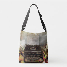 Draag op Steampunk Shakespeare Quote Bag Crossbody Tas