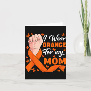 Draag oranje voor de leukemiebewustzijnsmaand van  kaart