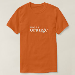draag oranje #wearorange t-shirt