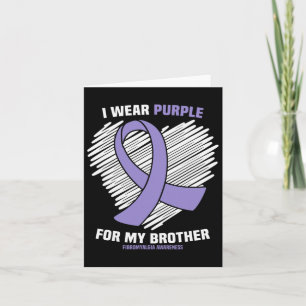 Draag Paarse voor mijn broertje fibromyalgie bewus Kaart
