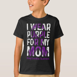 Draag Paarse voor mijn moeder - Overdosis Bewustzi T-shirt