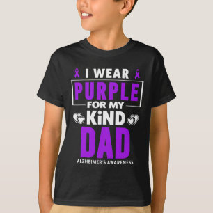 Draag Paarse voor mijn vader Alzheimerheimer T-shirt