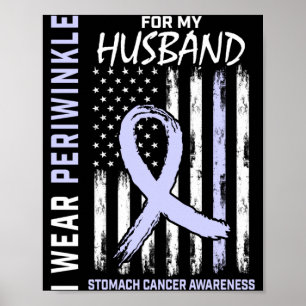 Draag Periwinkle Voor Maagkanker Bij Man Poster