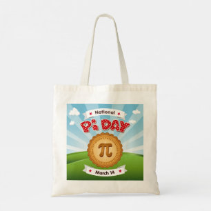 Draag PIE in je pi dag Tote Bag