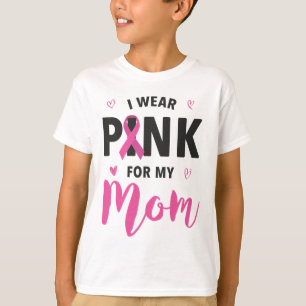 Draag Roze voor mijn borstkankerbewustzijn bij mij T-shirt