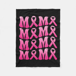 Draag roze voor mijn mama borstkankerondersteuning fleece deken