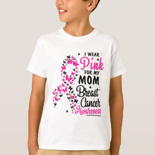Draag roze voor mijn moeder borstkanker bewustzijn t-shirt