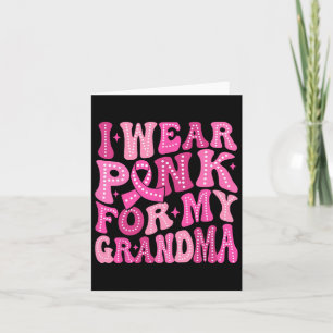 Draag Roze Voor Mijn Oma Borstkanker Familie Onder Kaart