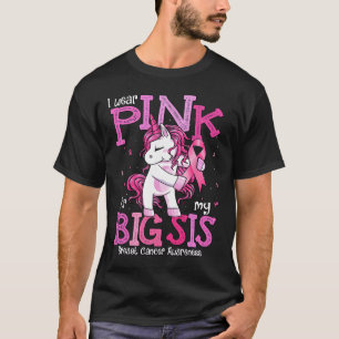 Draag roze voor mijn zus Shirt borstkanker Aware