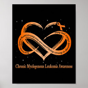 Draag Sinaasappel voor chronische myelogene leukem Poster