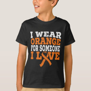 Draag Sinaasappel voor iemand die ik hou van leuke T-shirt
