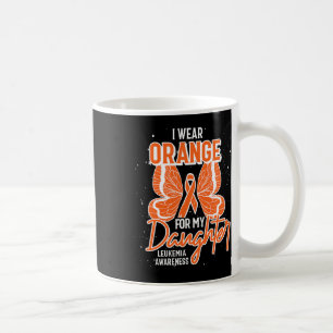 Draag Sinaasappel voor mijn dochtertje vlinderleuk Koffiemok