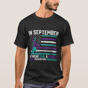 Draag Suicide Awareness 2024 In september hebben w T-shirt