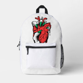 Draag uw benodigdheden met een gedurfde verklaring bedrukte rugzak