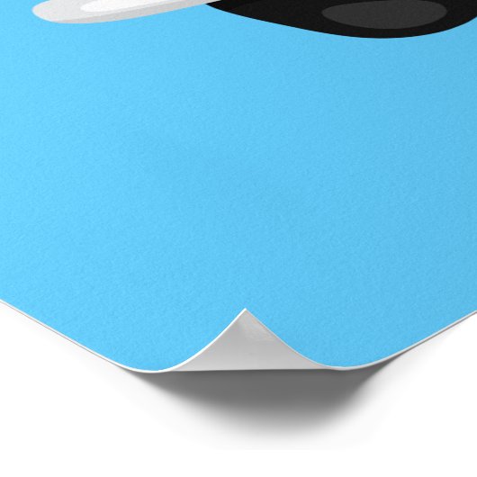 Draag uw masker alstublieft Monster op schoolbus Poster (Hoek)