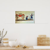 Draag van het model van de Bastille Poster (Keuken)