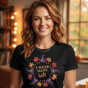 Draag Veel Heden Grappige Halloween Heks T-shirt