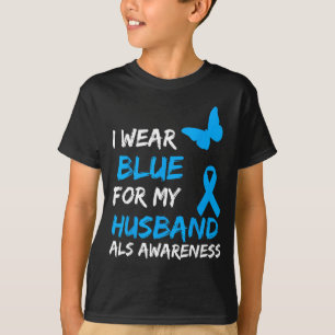 Draag Voor Als Bewustzijn Blauw Echtgenoot T-shirt