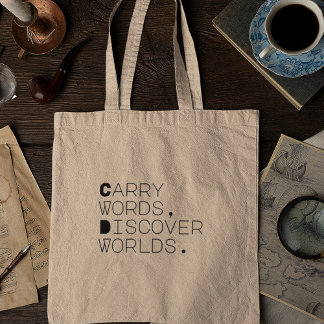 Draag Woorden Ontdek Woorden Boekenliefhebber Leze Tote Bag