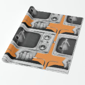  draagbaar omslagpapier voor televisie cadeaupapier (Uitgerold)